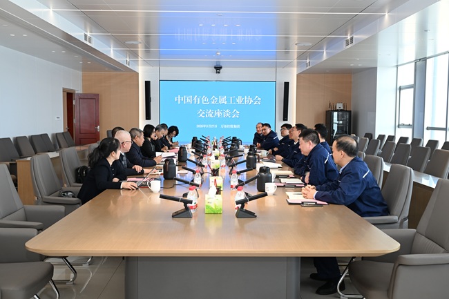 中國(guó)有色金屬工業(yè)協(xié)會(huì)黨委副書(shū)記范順科一行到萬(wàn)基控股集團(tuán)調(diào)研